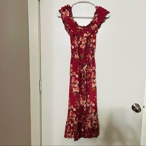 Baby doll midi dress small size